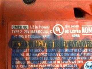 CRAFTSMAN V20 20-volt Max 1/2-in Keyless Cordless Drill with 1 -Battery